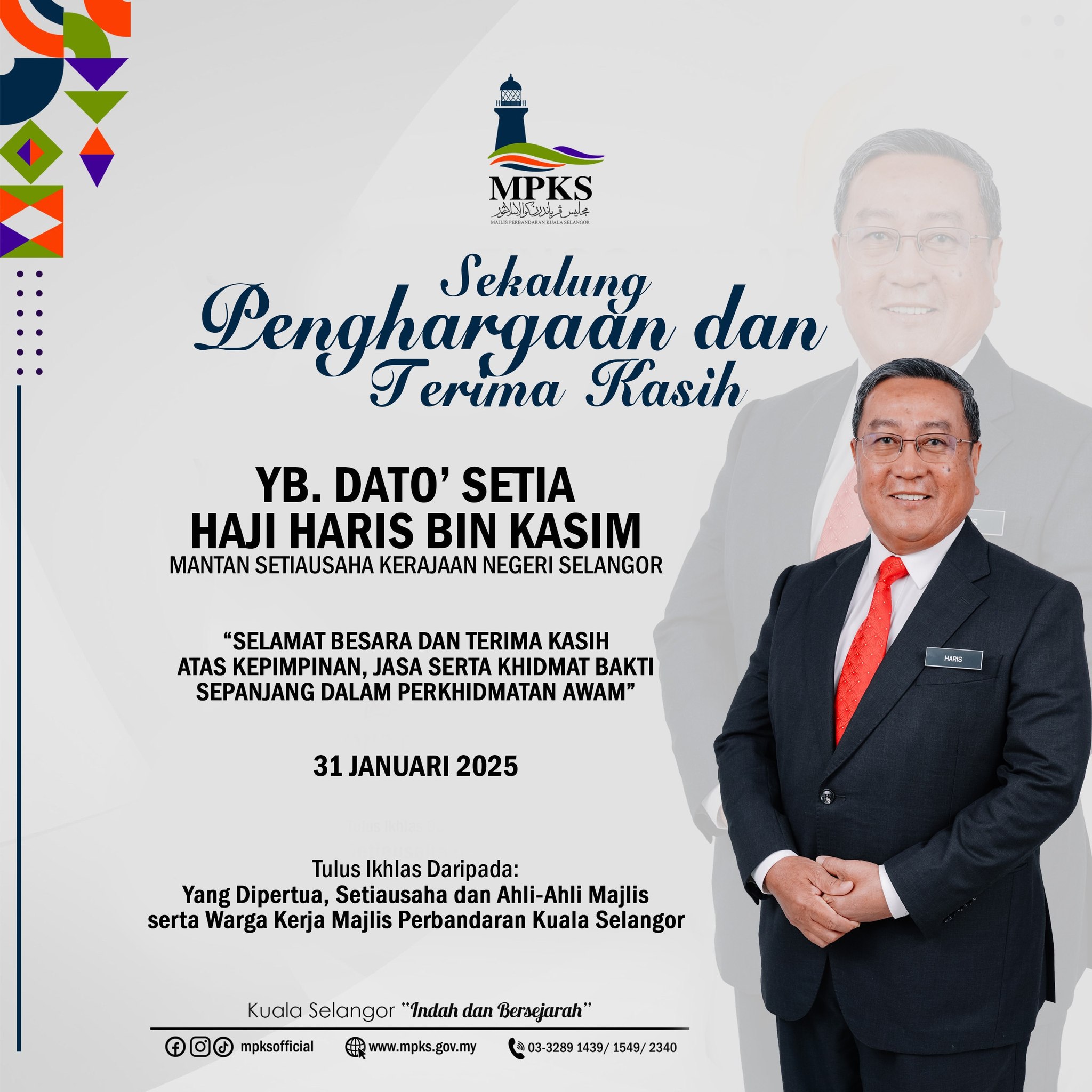 UCAPAN PENGHARGAAN DAN TERIMA KASIH.