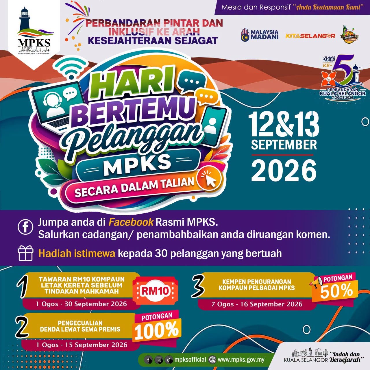 HARI BERTEMU PELANGGAN MPKS SECARA DALAM TALIAN