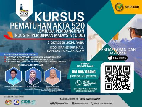 KURSUS PEMATUHAN AKTA 520