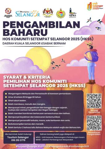 PENGAMBILAN BAHARU HOS KOMUNITI SETEMPAT SELANGOR (HKSS) 2025 DAERAH KUALA SELANGOR DAN SABAK BERNAM