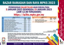 Permohonan Bazar Ramadan dan Bazar Raya 2023