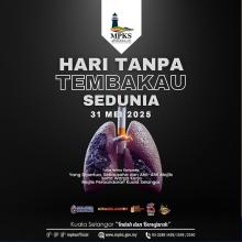 SELAMAT MENYAMBUT HARI TANPA TEMBAKAU SEDUNIA