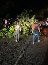 SKUAD PANTAS MPKS: PEMOTONGAN & PEMBERSIHAN POKOK TUMBANG