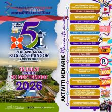 TAWARAN ISTIMEWA SEMPENA ULANG TAHUN KE-5 PERBANDARAN KUALA SELANGOR