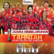 SELANGOR JUARA KESELURUHAN SUKMA XXII